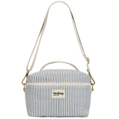 Lunch bag isotherme Igor Rayures Fines Bleu