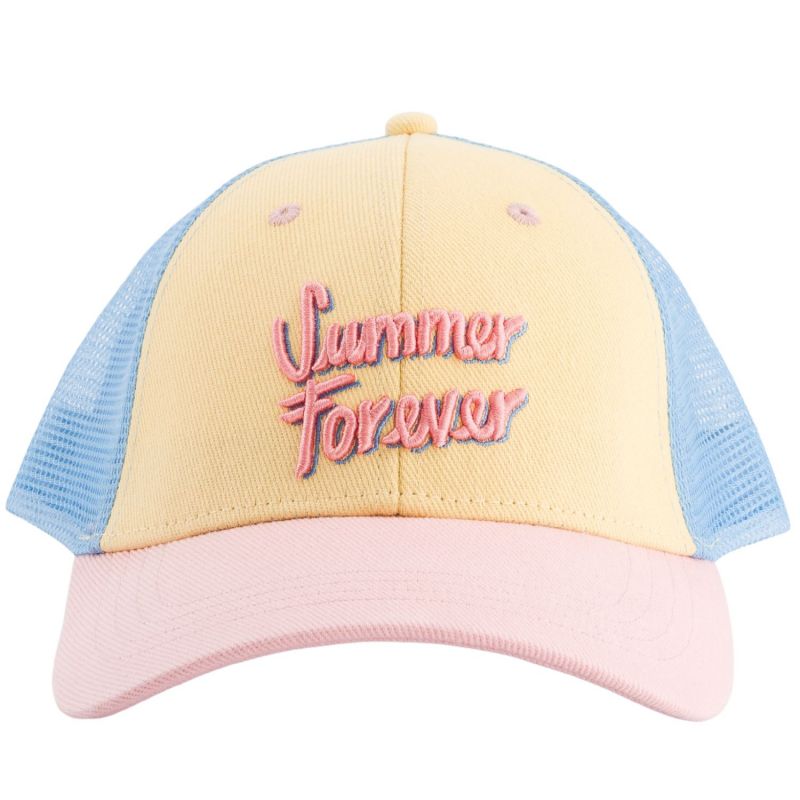Casquette adulte trucker Summer Forever rose, jaune, bleu (tour de tête 56-61 cm) Chamaye Produit 3
