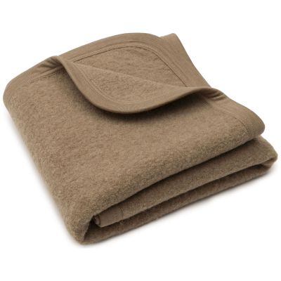 Couverture Merino Wool Falted Dark Hazel (75 x 100 cm) Jollein