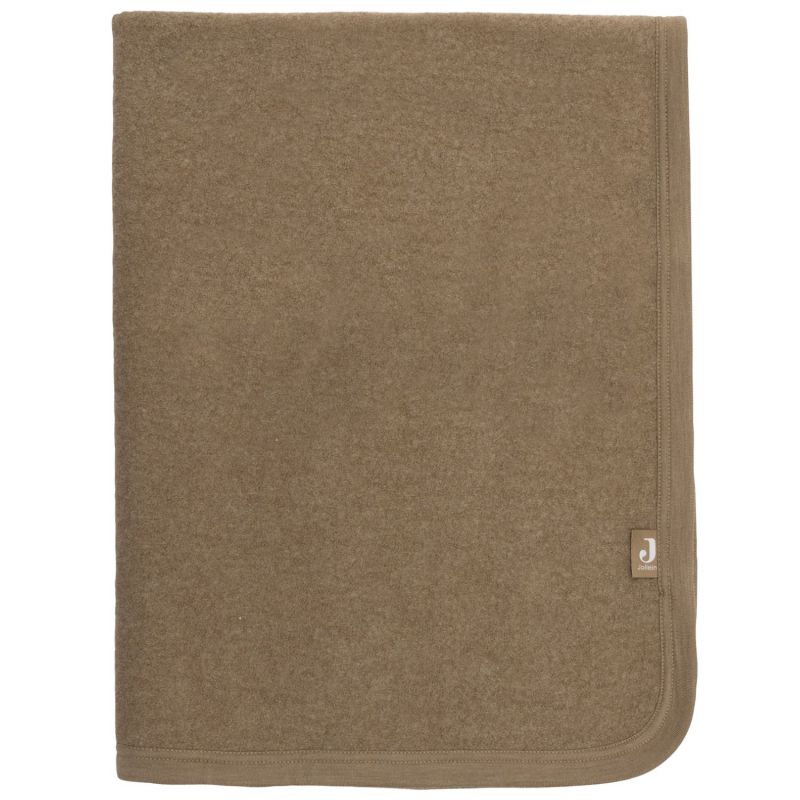 Couverture Merino Wool Falted Dark Hazel (75 x 100 cm) Jollein Produit 2