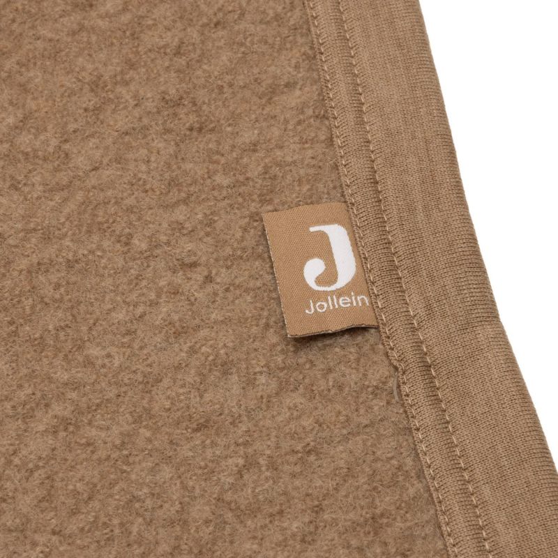 Couverture Merino Wool Falted Dark Hazel (75 x 100 cm) Jollein Produit 4