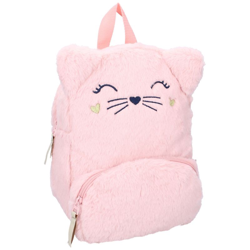 Sac à dos enfant The Adorables Chat fausse fourrure rose (27 cm) Kidzroom Produit 1