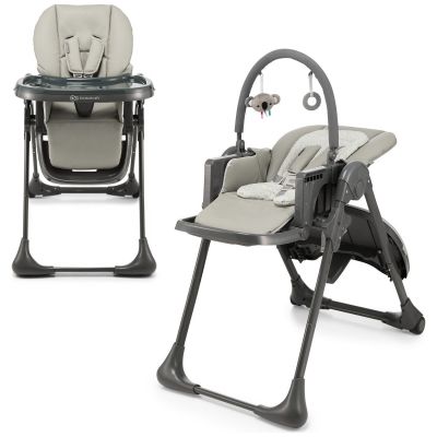 Chaise haute 2 en 1 Tummie Grey - Reconditionné Kinderkraft
