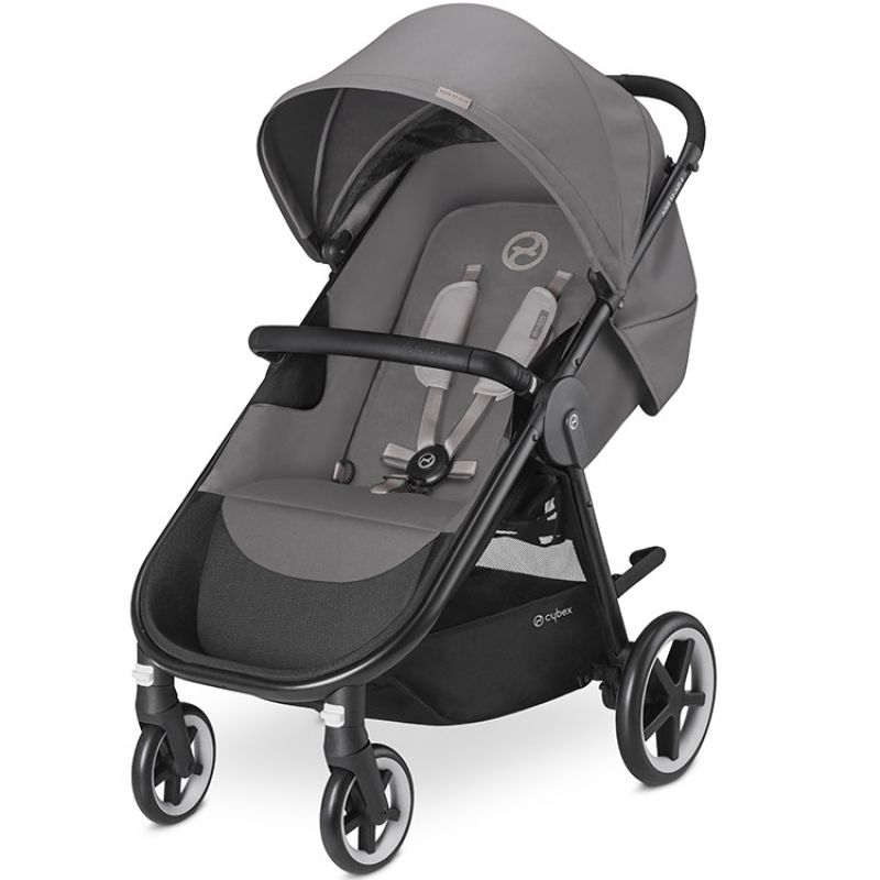 Poussette 4 roues Agis M Air 4 Gold Manhattan Grey grise Cybex