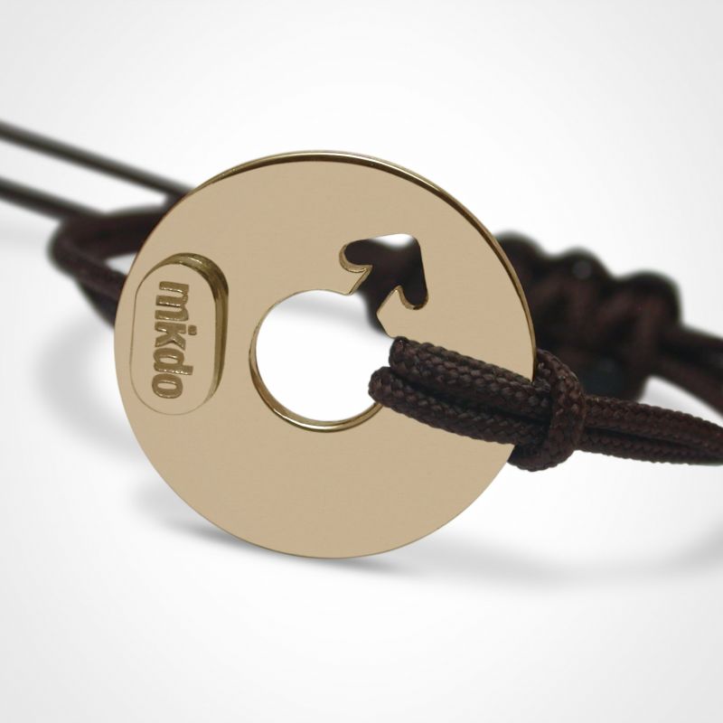 Bracelet Disco Garçon (or jaune 750°) Mikado