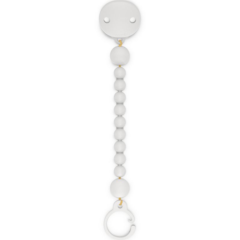 Attache sucette silicone colour essence blanc Suavinex
