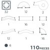 Circuit de billes magnétique Clever Pastel (110 pièces) Cleverclixx Produit 9