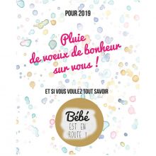 Carte à gratter Annonce de grossesse Bonheur pour 2019  par Les Boudeurs