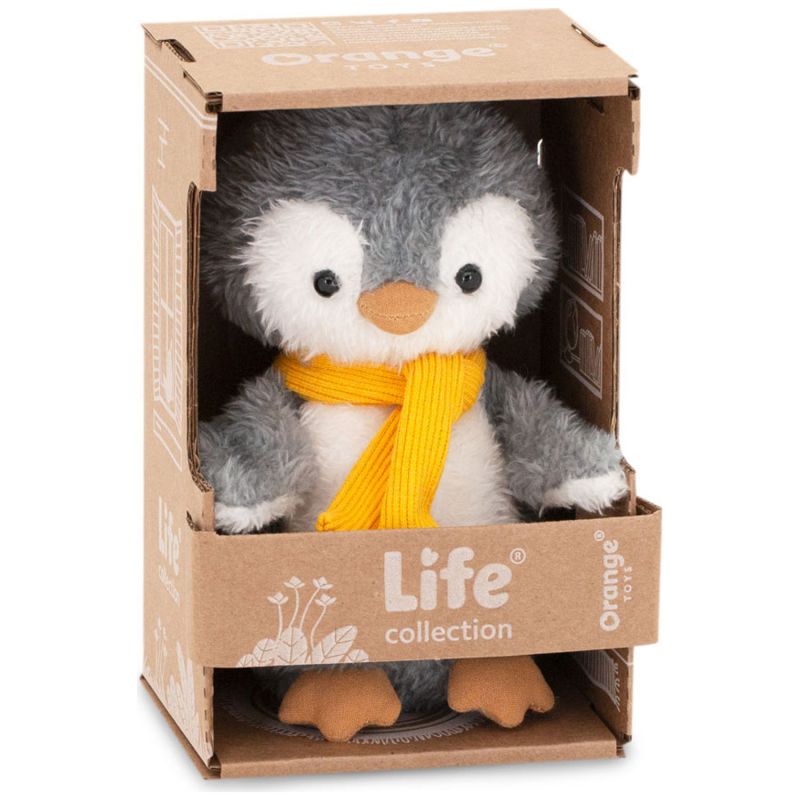 Pingouin Milo (15 cm assis) Orange Toys Packaging 6