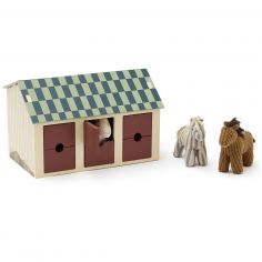 Etable avec chevaux - Kid's Concept