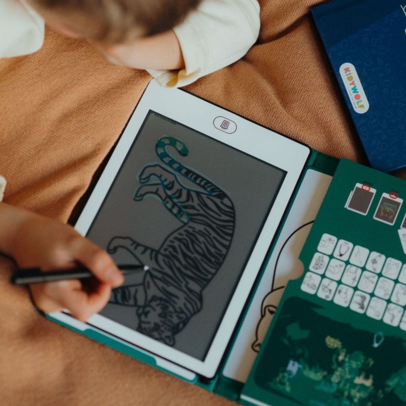 Recharge KIDYDRAW-MINI Thème : Pirates Princesses et Animaux Sauvages KIDYWOLF Ambiance 2