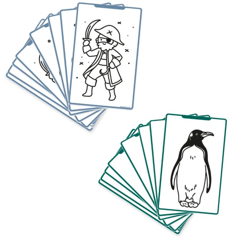 Recharge KIDYDRAW-MINI Thème : Pirates Princesses et Animaux Sauvages KIDYWOLF Produit 3