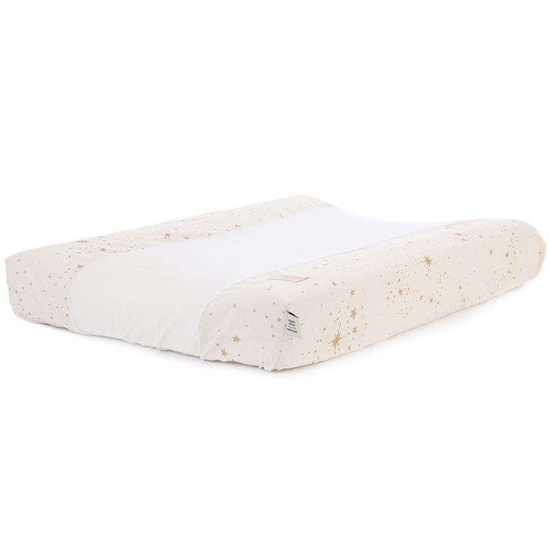 Housse de matelas à langer Zen Gold stella Natural (50 x 70 cm) Nobodinoz