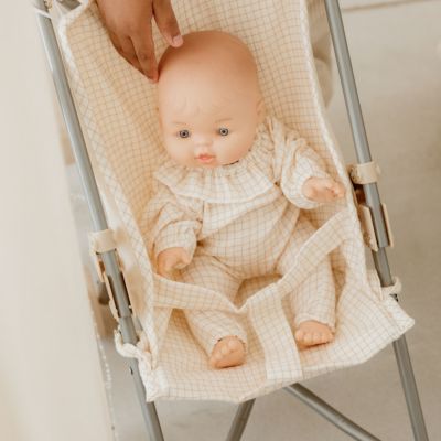 Poussette pour poupée Petits Carreaux