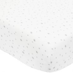 Drap housse en coton Etoiles (70 x 140 cm) - Trois Kilos Sept