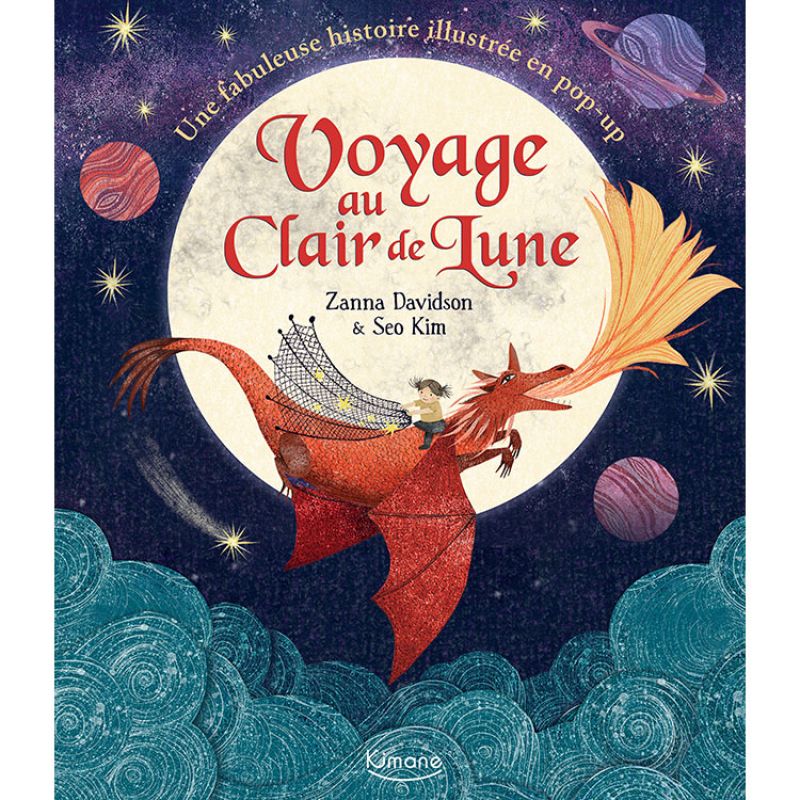 Livre pop-up Voyage au clair de la lune - Reconditionné Editions Kimane