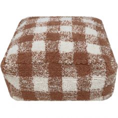 Pouf Vichy caramel - Lorena Canals