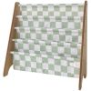 Bibliothèque en tissu recyclé Damier Vert 3 sprouts Produit 1