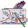 Trousse à colorier lavable et réutilisable Espace avec 10 feutres Eatsleepdoodle Produit 3