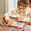 Trousse à colorier lavable et réutilisable Espace avec 10 feutres Eatsleepdoodle Ambiance 4