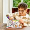 Trousse à colorier lavable et réutilisable Espace avec 10 feutres Eatsleepdoodle Ambiance 8