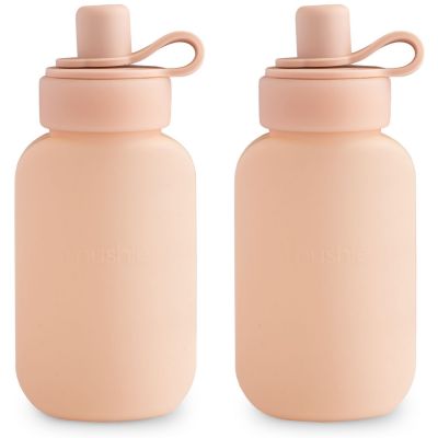 Lot de 2 gourdes alimentaires Blush - Reconditionné Mushie