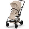 Poussette Compacte et Rotative Eezy S Twist+2 Châssis Taupe et Siège Almond Beige Cybex Produit 6