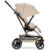 Poussette Compacte et Rotative Eezy S Twist+2 Châssis Taupe et Siège Almond Beige Cybex Produit 9