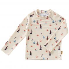 Tee-shirt anti-UV manches longues Lighthouse (6-12 mois) - Fresk