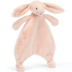 Doudou plat Bashful Lapin Blush (20 cm) - Jellycat