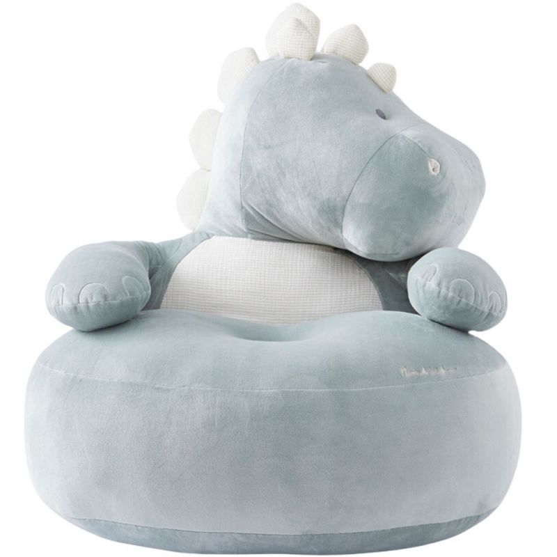 Fauteuil peluche Stégi le stégosaure eucalyptus Noukie's Produit 1 grande taille