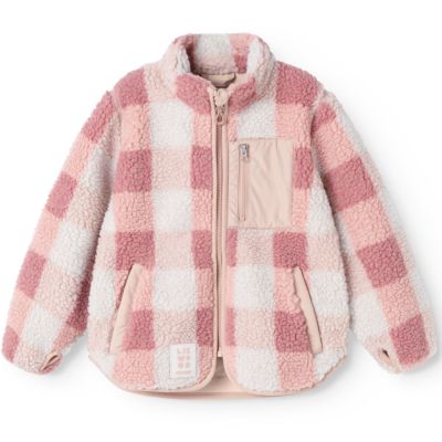 Veste polaire Nolan Mega Check Rose Blush (4 ans)