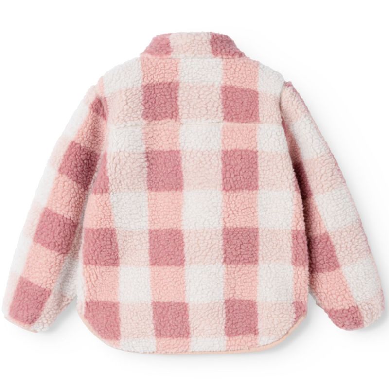 Veste polaire Nolan Mega Check Rose Blush (4 ans) Liewood Produit 3