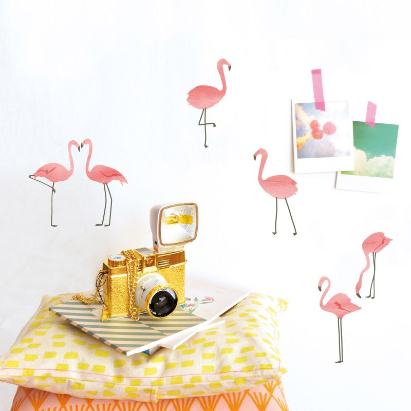 Sticker Flamant rose (19 x 26 cm) Mimi'lou