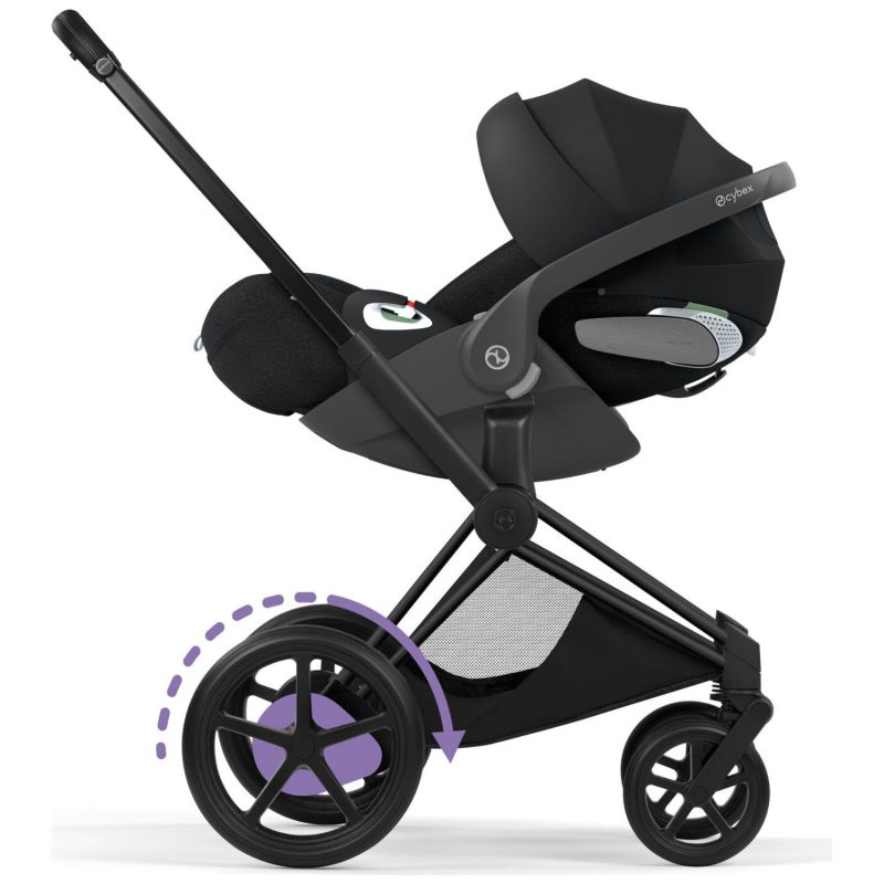 Châssis e-PRIAM 2026 Poussette électrique tout-terrain Matt Black Cybex Produit 6