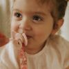 Sucette orthodontique en silicone Binky Bow Misty Pink (0 mois et +) Elodie Details Ambiance 2