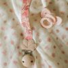 Sucette orthodontique en silicone Binky Bow Misty Pink (0 mois et +) Elodie Details Ambiance 8