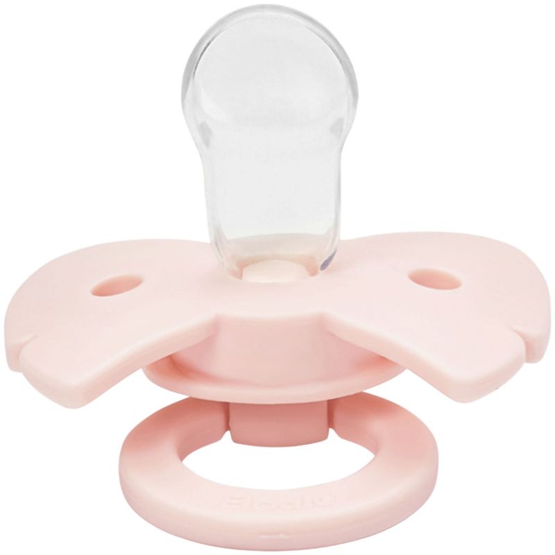 Sucette orthodontique en silicone Binky Bow Misty Pink (0 mois et +) Elodie Details Produit 3