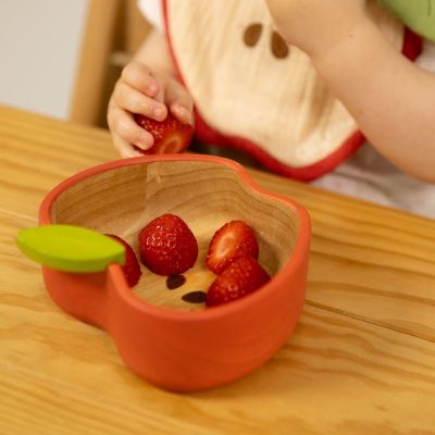 Set repas bébé bol et cuillère Pepa la pomme (Oli and Carol) - Image 2