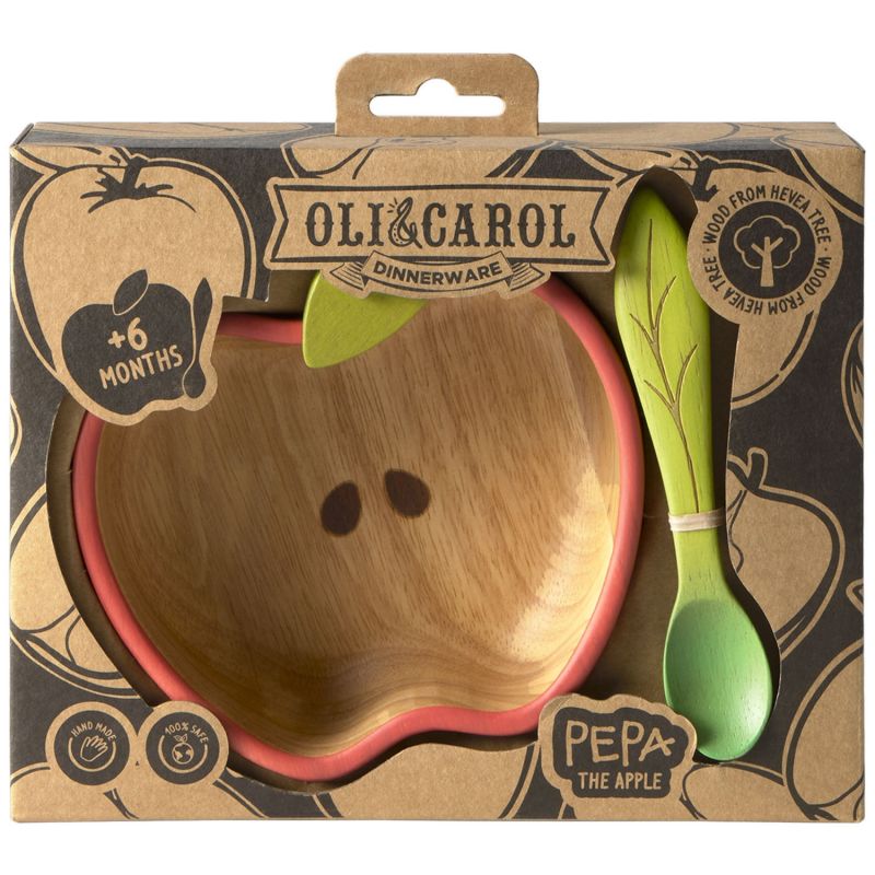 Set bol et cuillère Pepa la pomme Oli & Carol Packaging 9