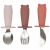 Variation Beige, rose, marron du produit Set de couverts Blush Shades de la marque Jollein
