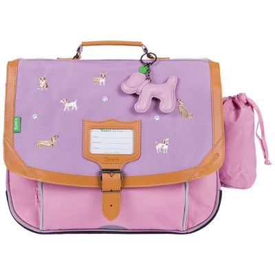 Cartable primaire Les Fantaisies Mila Violet et Rose (38 cm)