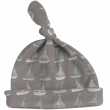 Bonnet noué Boat Grey (0-5 mois)  par Pigeon