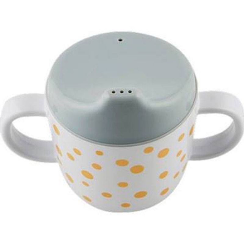 Tasse à bec Dots gris et or (230 ml) Done by Deer