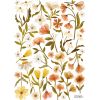 Planche de stickers A3 fleurs Vintage Flowers - Lilipinso