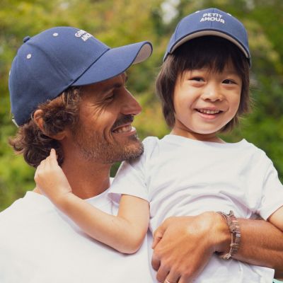 Casquette adulte Grand Amour bleu (tour de tête 56-61 cm)