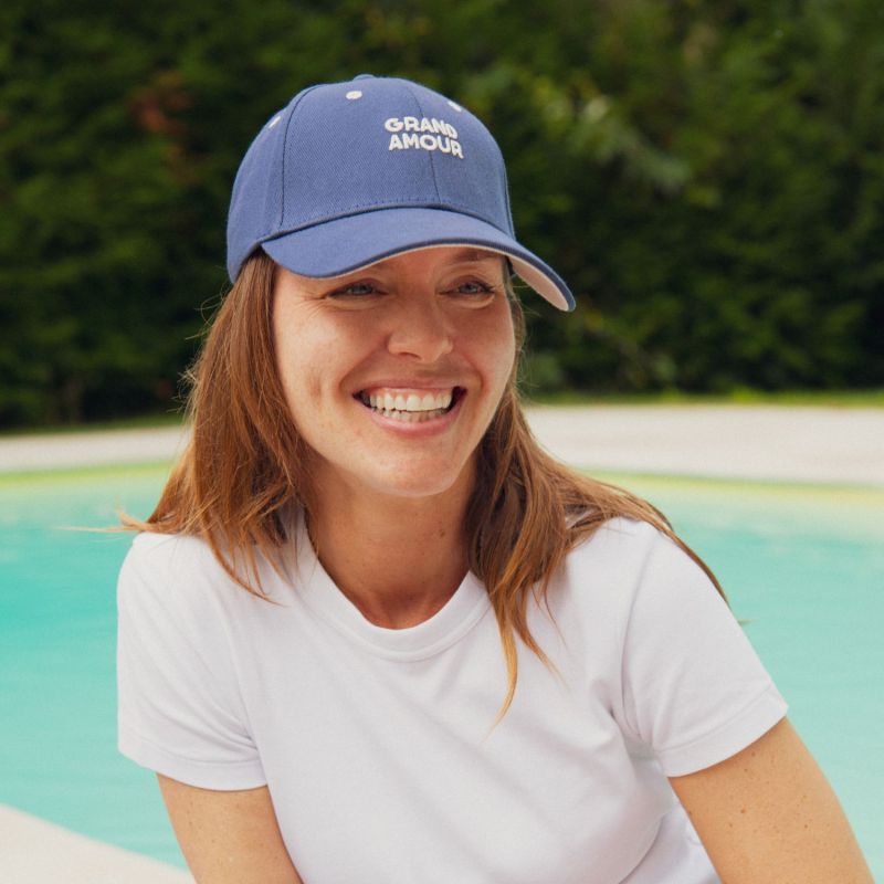 Casquette adulte Grand Amour bleu (tour de tête 56-61 cm) Chamaye Ambiance 9