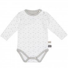 Body manches longues Lovely Grey (4-6 mois)  par Snoozebaby