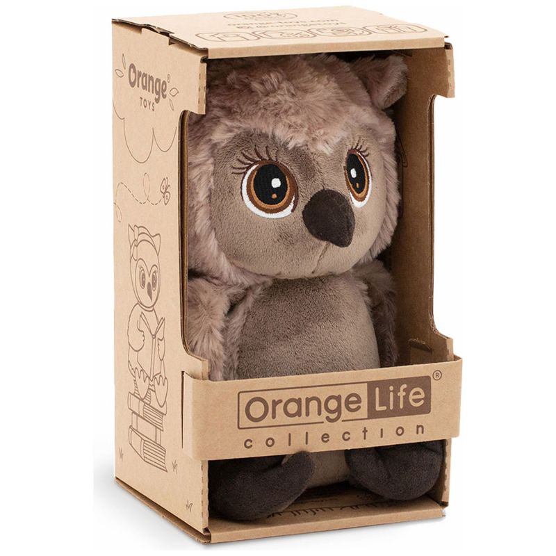 Hibou Sonya (20 cm assis) Orange Toys Packaging 6