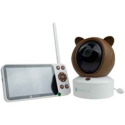 Babyphone vidéo avec caméra 2 en 1 Ours Brun Mary's